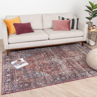 Teppich Vintage - Lugan Bordeaux/Rot 