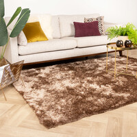 Hochflor Teppich - Comfy Taupe - Herrlich fluffy - Volero