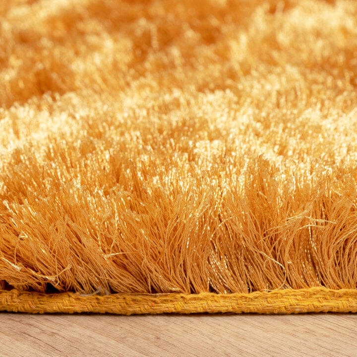 Hochflor Teppich - Glorious Gold Gelb - 5