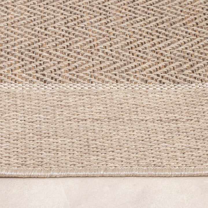In- & Outdoor Jute Teppich - Fora Edge Natural - 4