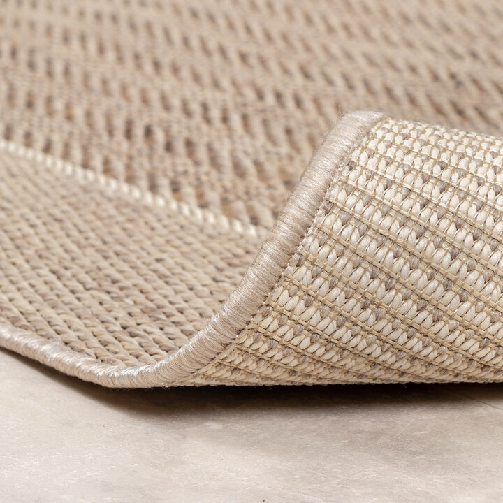 In- & Outdoor Jute Teppich - Fora Edge Natural - 5