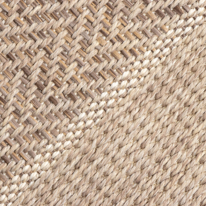 In- & Outdoor Jute Teppich - Fora Edge Natural - 6