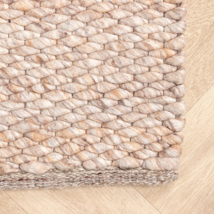 Wollteppich - Brilliant Beige Sand - 5