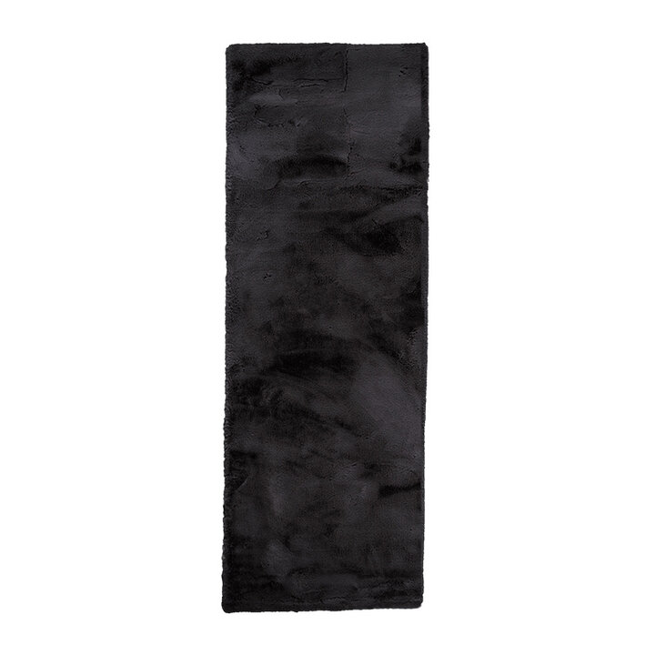 Hochflor Läufer - Comfy Supreme Schwarz - 1