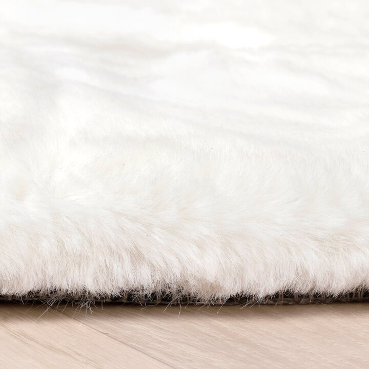 Hochflor Läufer - Comfy Supreme Weiß - 3
