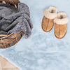 Hochflor Läufer - Comfy Hellblau