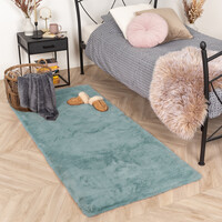 Hochflor Läufer - Comfy Türkis