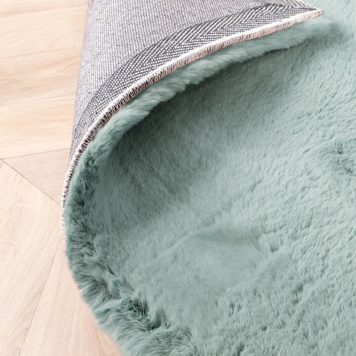 Hochflor Läufer - Comfy Supreme Türkis - 4