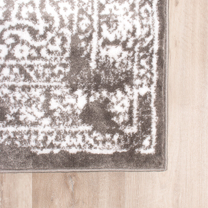 Teppich Vintage - Adore Medaillon Taupe Grau - 4