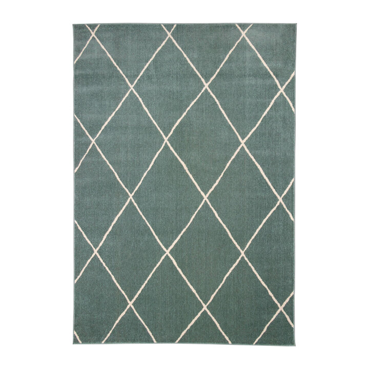 Teppich Skandinavisch - Odin Lines Grün - 1