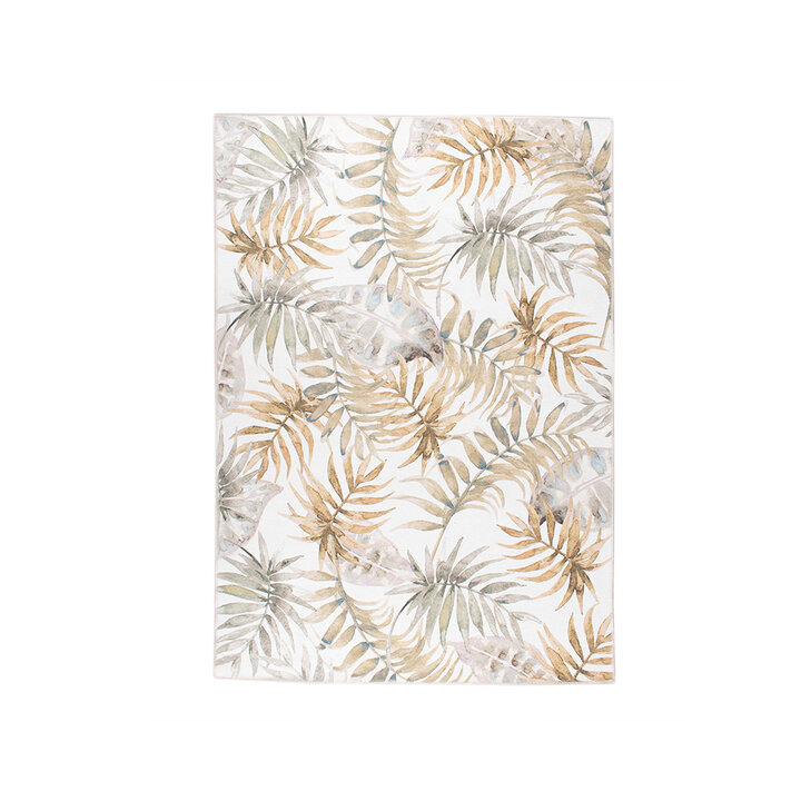Boho Teppich - Palmier Blätter Naturel - 1