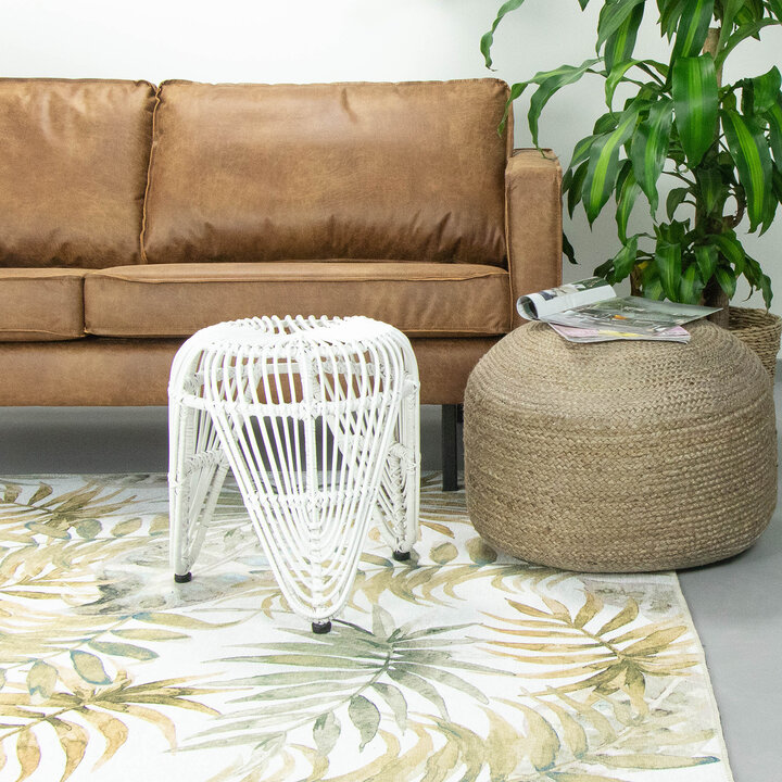 Boho Teppich - Palmier Blätter Naturel - 3
