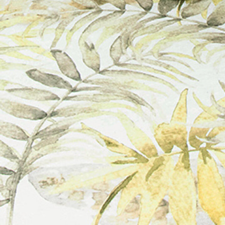 Boho Teppich Rund - Palmier Blätter Naturel - 4