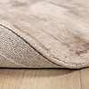 Viskose Teppich Rund - Pearl Taupe 