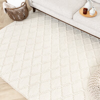 Wollteppich - Knit Creme 