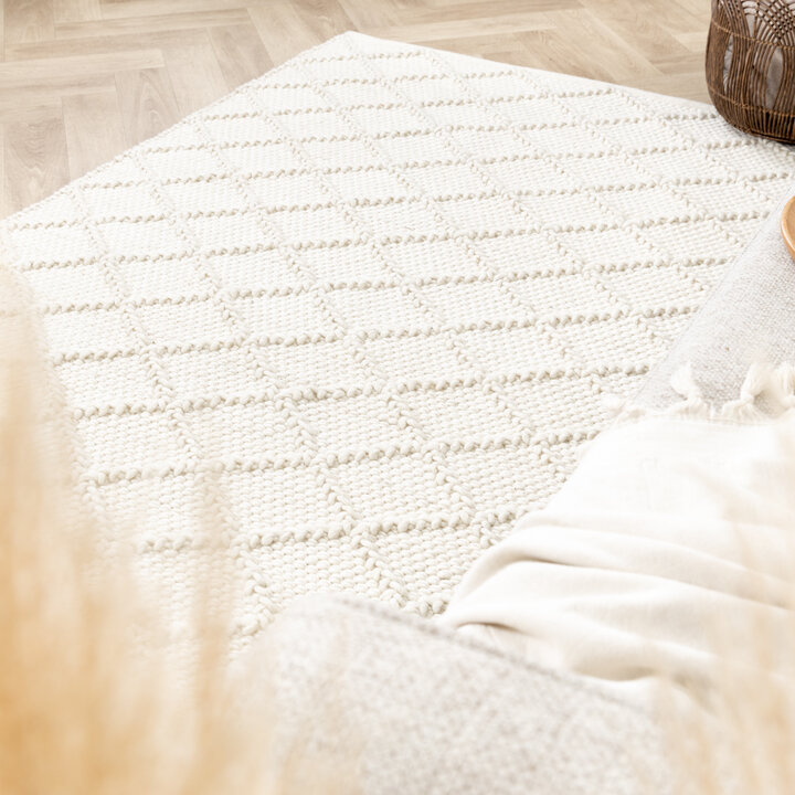 Wollteppich - Knit Creme - 3
