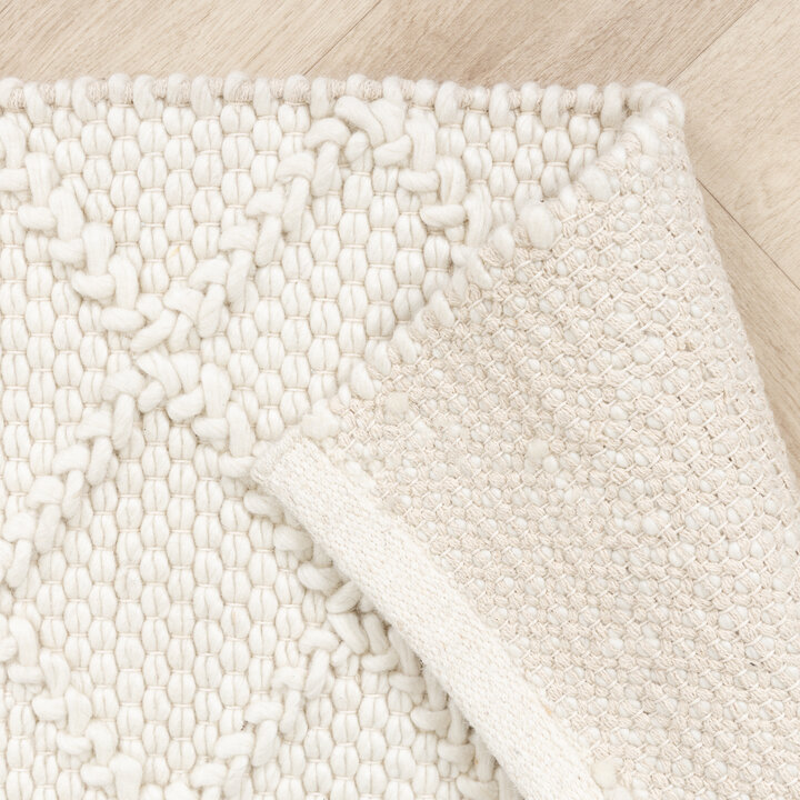 Wollteppich - Knit Creme - 6