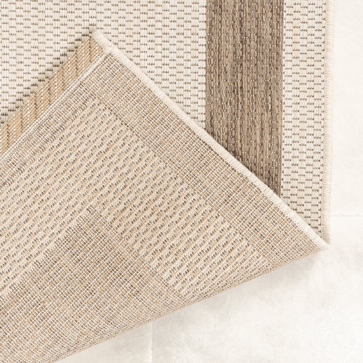 In- & Outdoor Jute Teppich - Nomad Edge Creme - 7