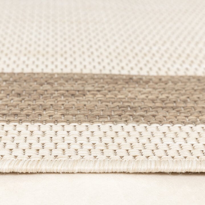 In- & Outdoor Jute Teppich - Nomad Edge Creme - 5
