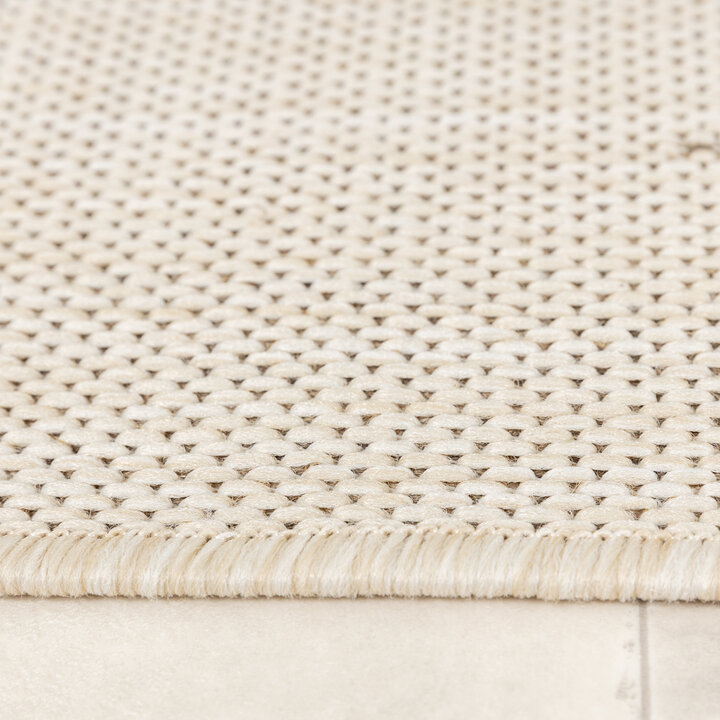In- & Outdoor Jute Teppich - Nomad Leaves Creme - 5