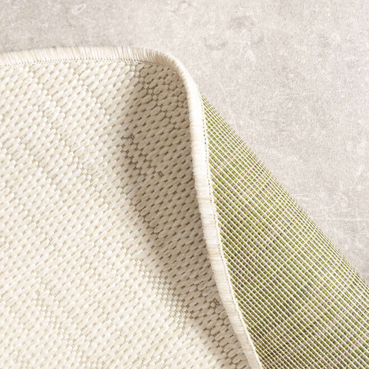 In- & Outdoor Teppich Rund - Malta Melange Creme - 7
