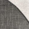 In-& Outdoor Teppich Rund - Malta Melange Schwarz