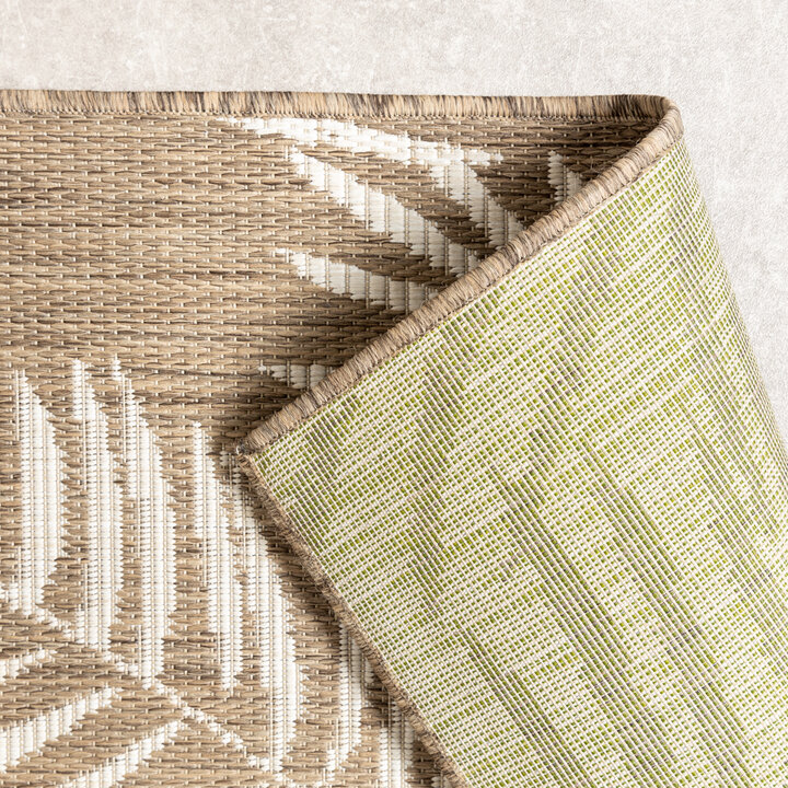 In-& Outdoor Teppich - Malta Leaves Natur - 7