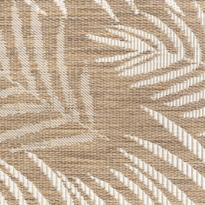 In-& Outdoor Teppich - Malta Leaves Natur - 3