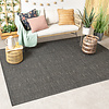 In-& Outdoor Teppich - Malta Melange Schwarz