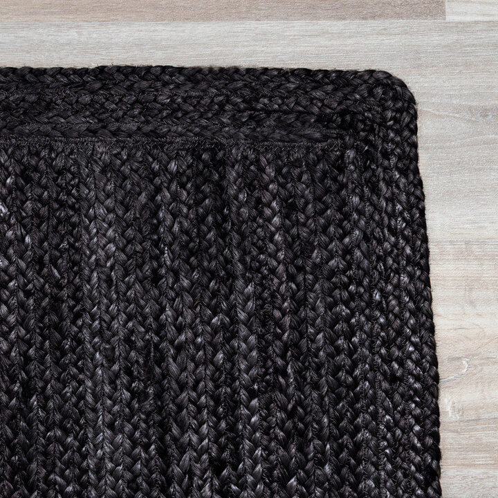 Jute Teppich - Fair Schwarz - 4