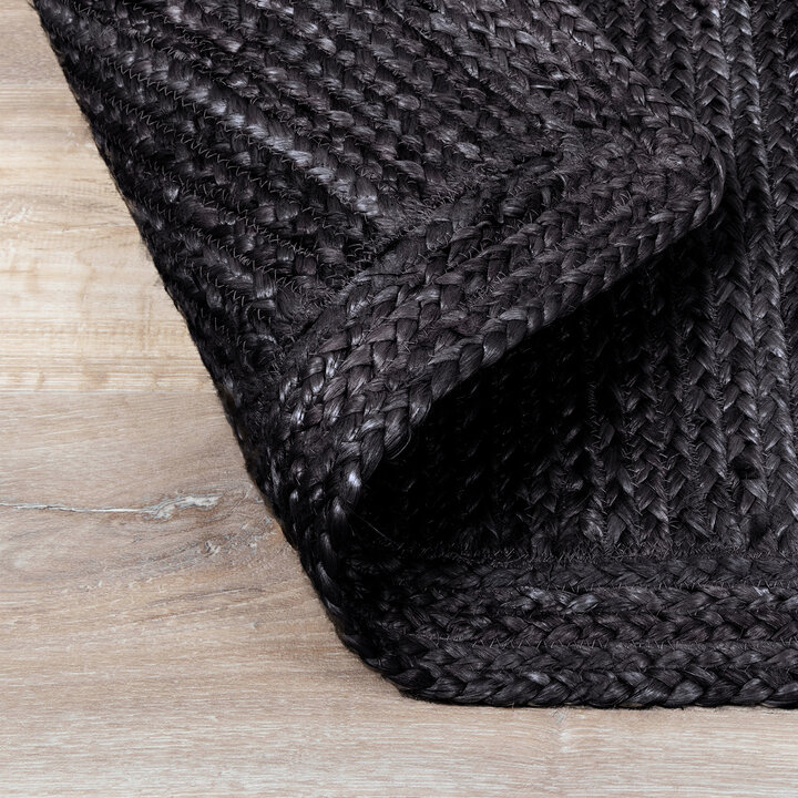 Jute Teppich - Fair Schwarz - 5