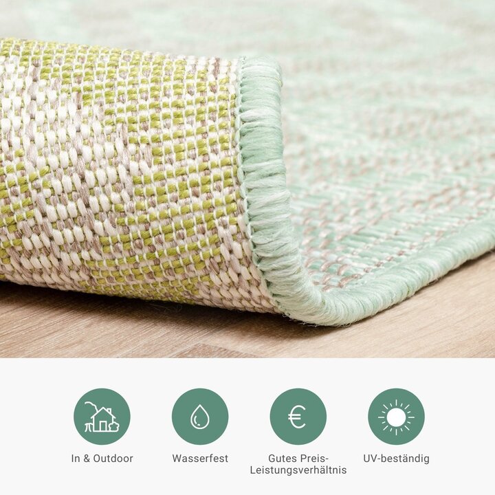 In- & Outdoor Teppich - Summer Retro Mint - 4