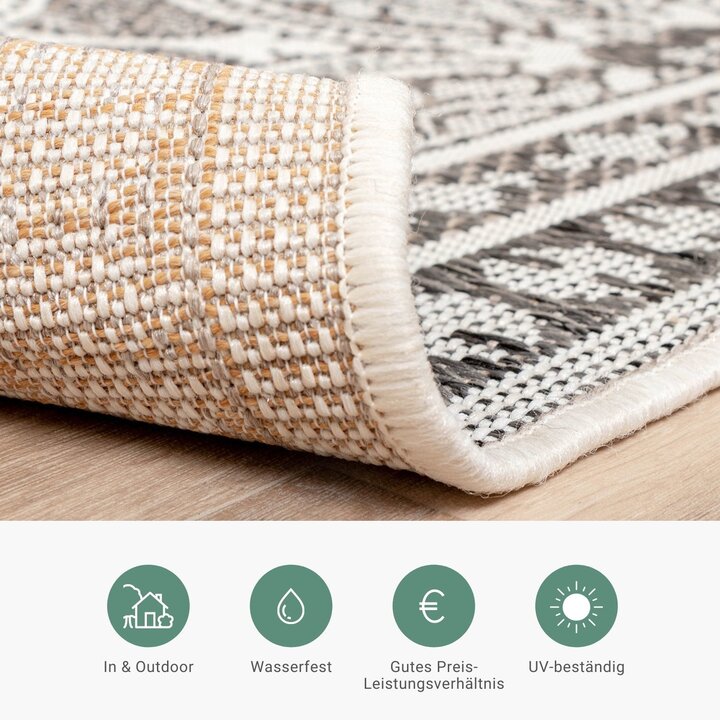 In- & Outdoor Teppich - Summer Oriental Grau - 3