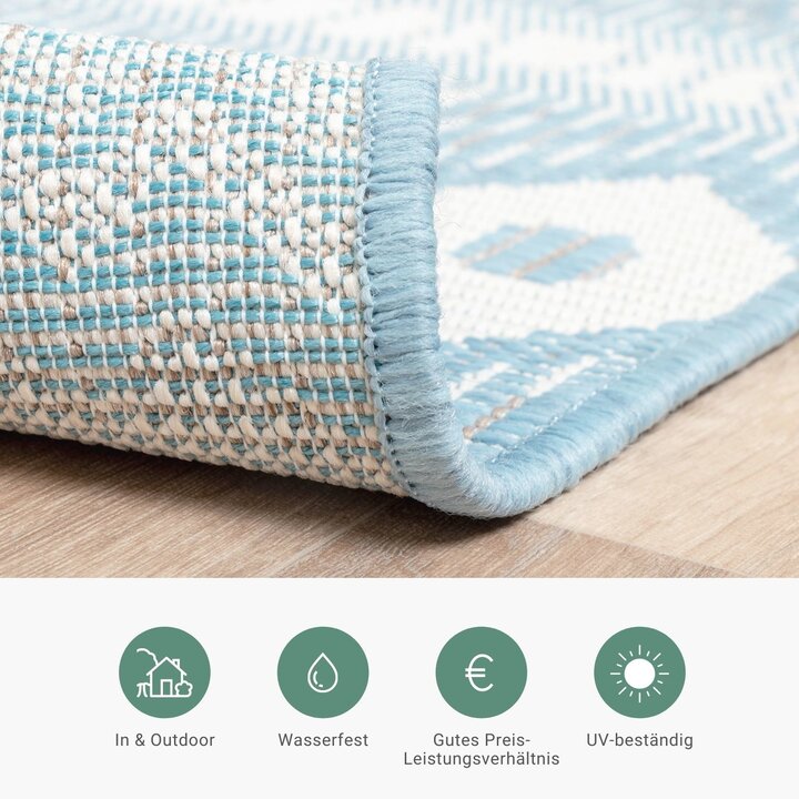 In- & Outdoor Teppich - Summer Beyond Hellblau - 4