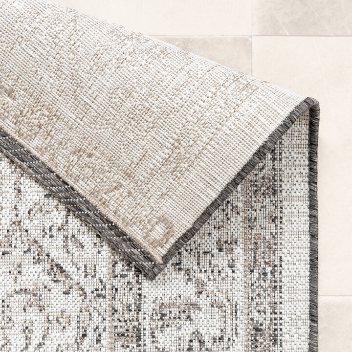 In- & Outdoor Teppich Vintage - Victoria Aztec Grau - 7
