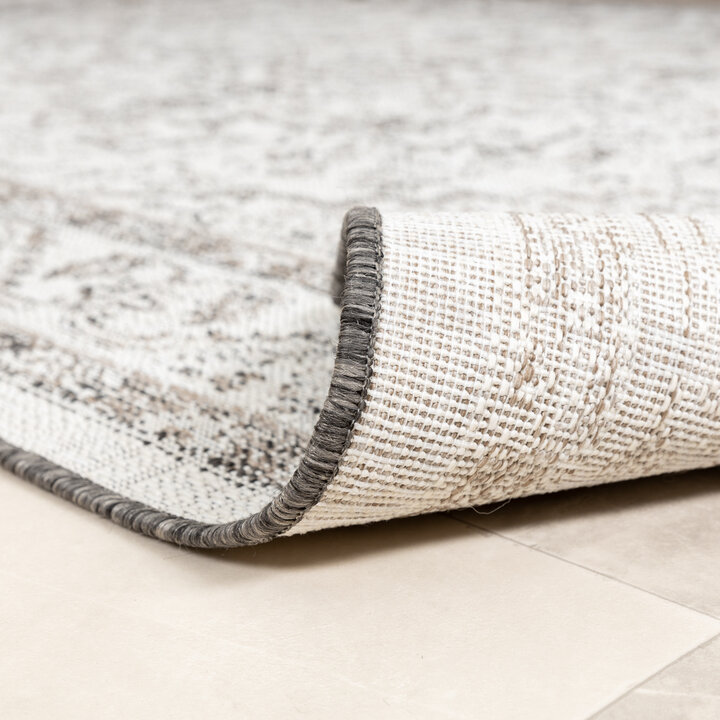 In- & Outdoor Teppich Vintage - Victoria Aztec Grau - 5