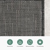 In-& Outdoor Teppich - Malta Melange Schwarz