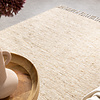 Boho Teppich - Faya Creme Beige
