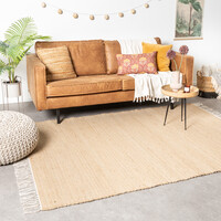 Boho Teppich - Faya Beige 