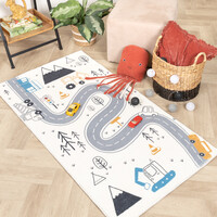 Spielteppich Auto - Dex Road Blau 