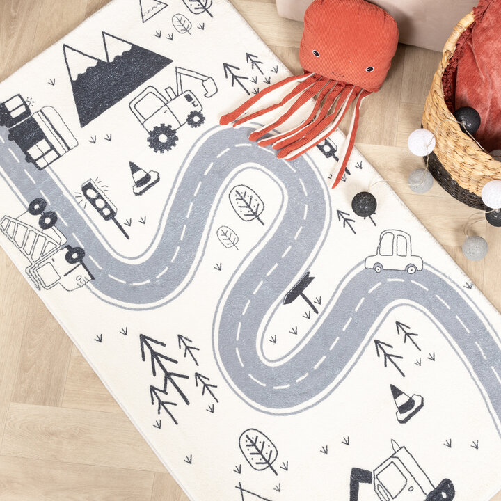Spielteppich Auto - Dex Road Schwarz - 2