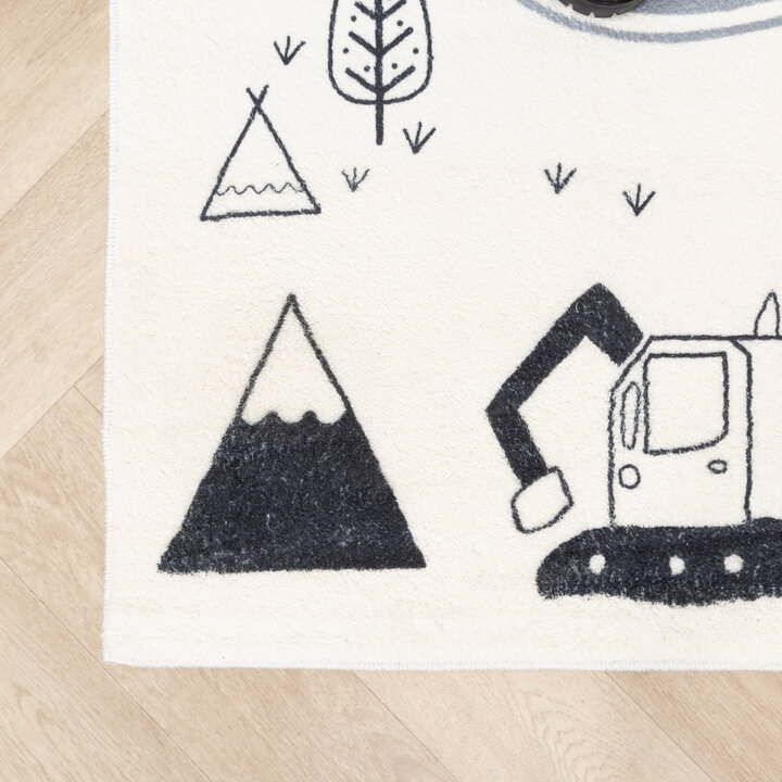 Spielteppich Auto - Dex Road Schwarz - 4
