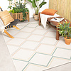 In- & Outdoor Teppich - Playa Pattern Creme - thumbnail