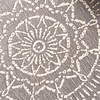In- & Outdoor Teppich Rund - Porto Aztec Hellgrau 