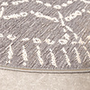 In- & Outdoor Teppich Rund - Porto Aztec Hellgrau 