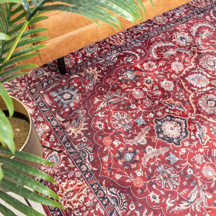 Teppich Vintage - Imagine Medaillon Rot - 3