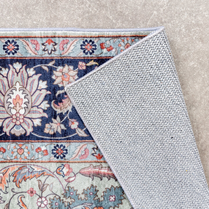 Teppich Vintage - Imagine Medaillon Blau - 4