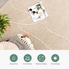 In- & Outdoor Teppich Rund - Porto Lines Creme 