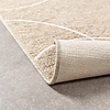 In- & Outdoor Teppich Rund - Porto Lines Creme 