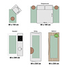 Hochflor Läufer - Sensa Lines Creme